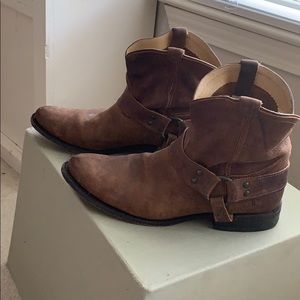 Frye short harness booties